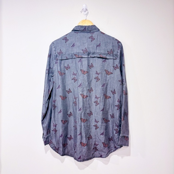 STANDARD GRACE Grey shirt with butterflies - Picture 3 of 8